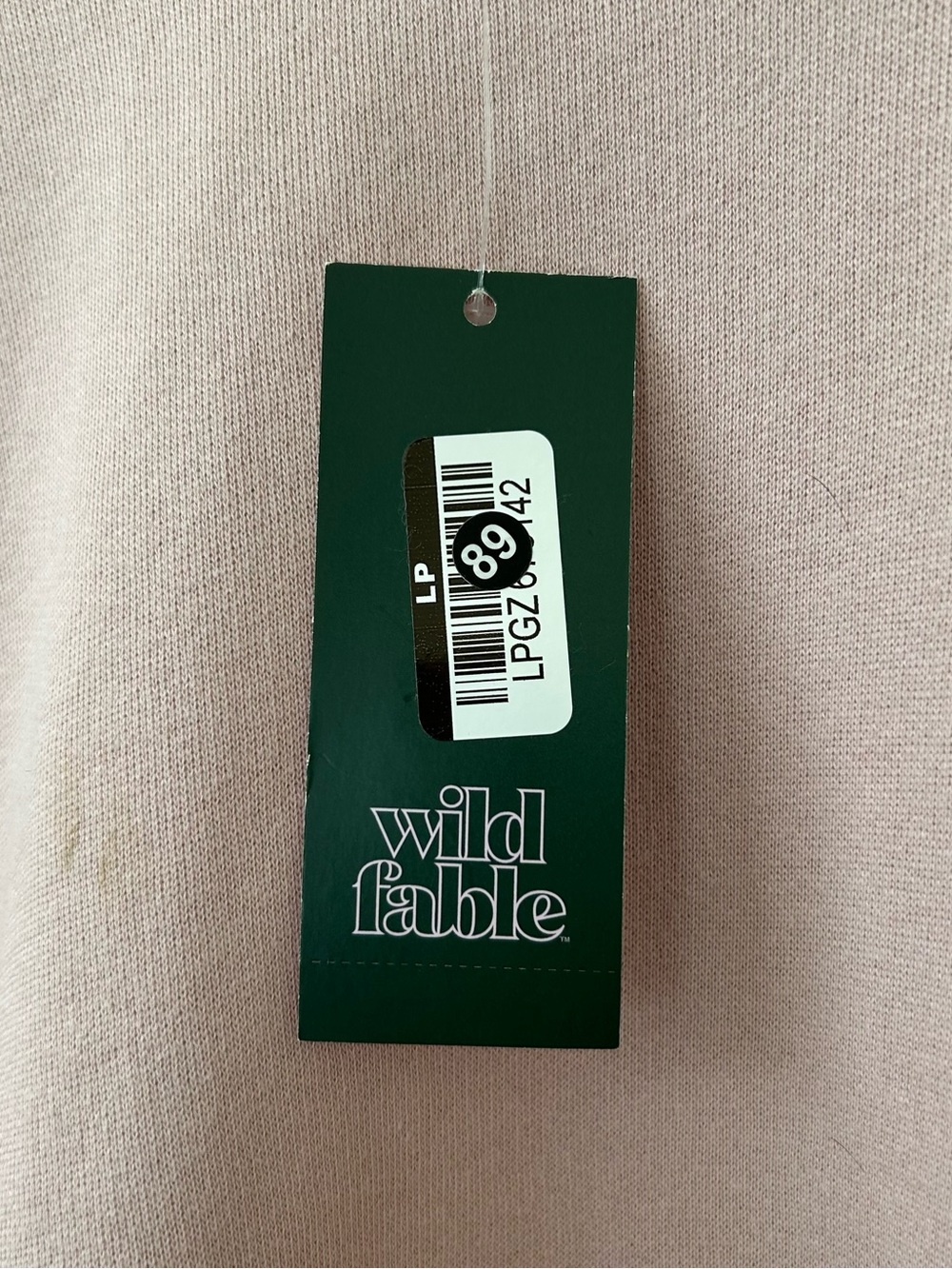 Wild Fable Sweatshirt XS Pale Pink Crewneck Pullover - Picture 3 of 11